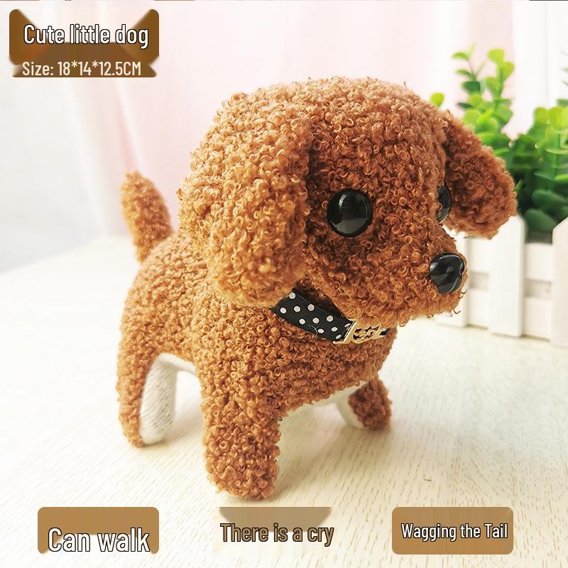 Children s Electric Walking Plush Puppy - Interactive Robot Pet Toy