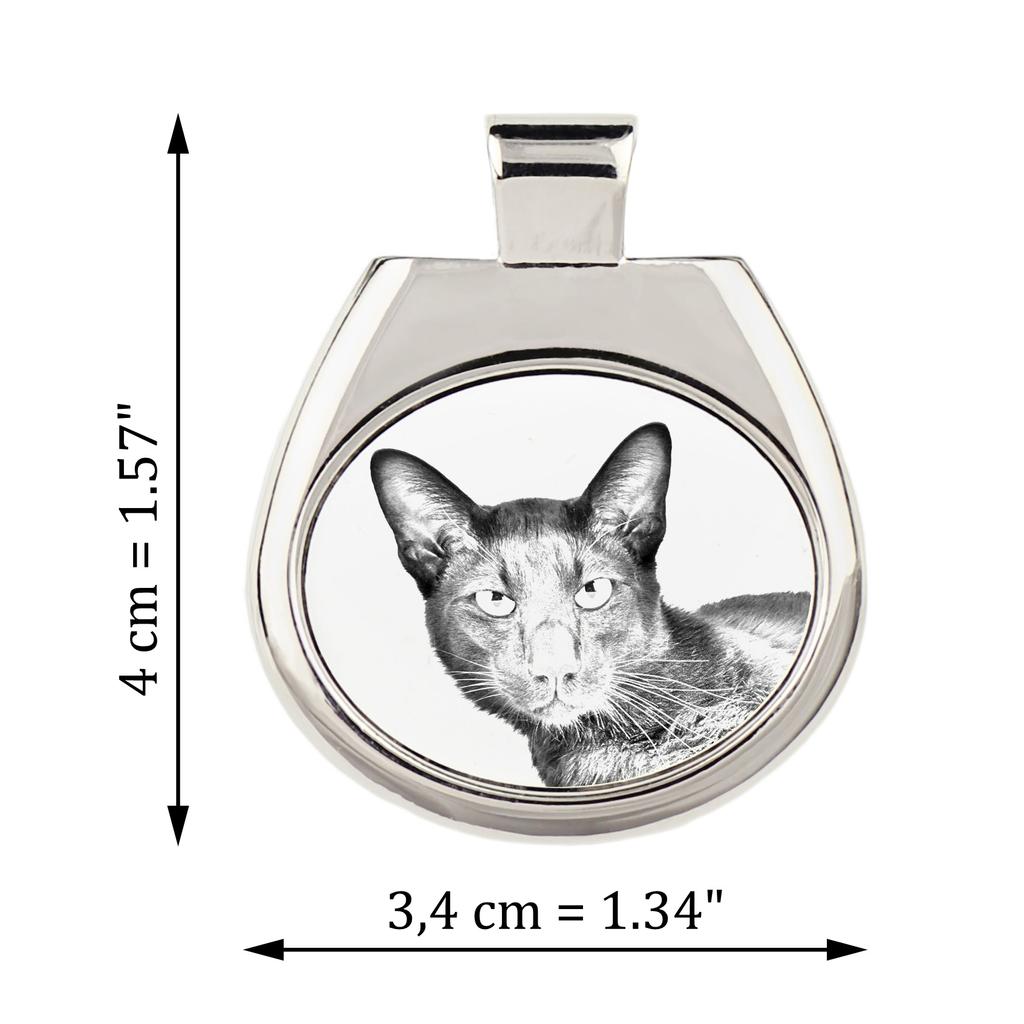Havana Brown – Cat necklace, personalized pendant with a photo | Art-Dog