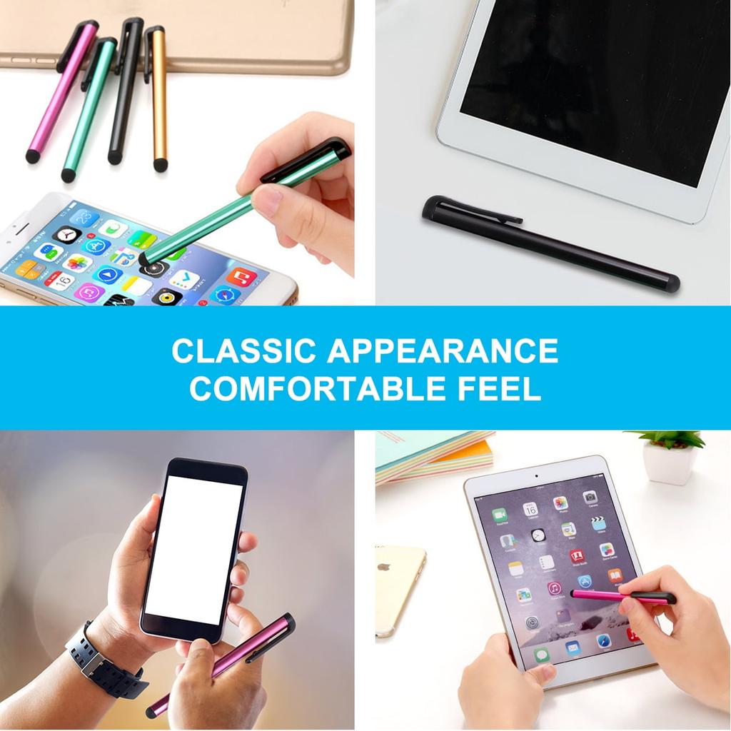 Pack of 30 Colorful Touch Capacitive Pens Suitable for Mobile Phones Tablets Notebooks Styluses