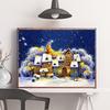 5D Diamond Painting House Full Drill Cross Stitch New Arrival Diamond Embroidery Landscape Mosaic Winter Home Decoration