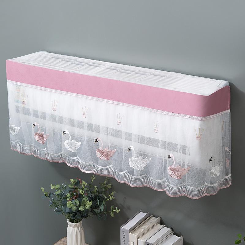 Lace Air Conditioner Cover for Summer Bedrooms - Anti-Direct Blowing, Universal Fit for Gree and Midea Units