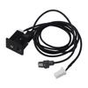 Audio Socket 28023-4BA0B Direct Installation Quick Installation Wear-Resistant Material 150CM Length AUX Connection