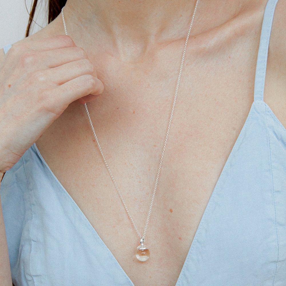 Cap Clear Necklace
