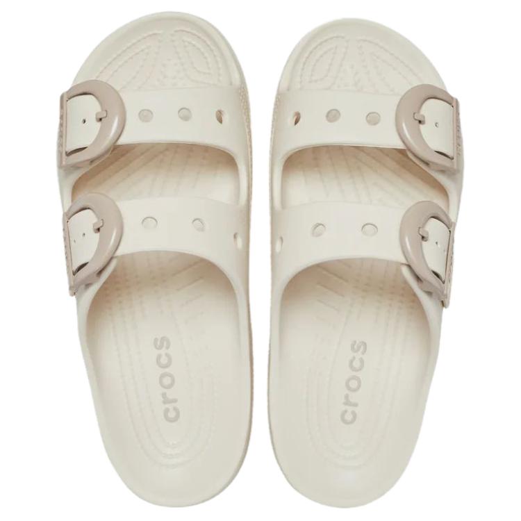 Crocs Saturday Lightweight Flexible Anti-Friction Slide Sandals Women sandals Light-Brown 212867-2MC