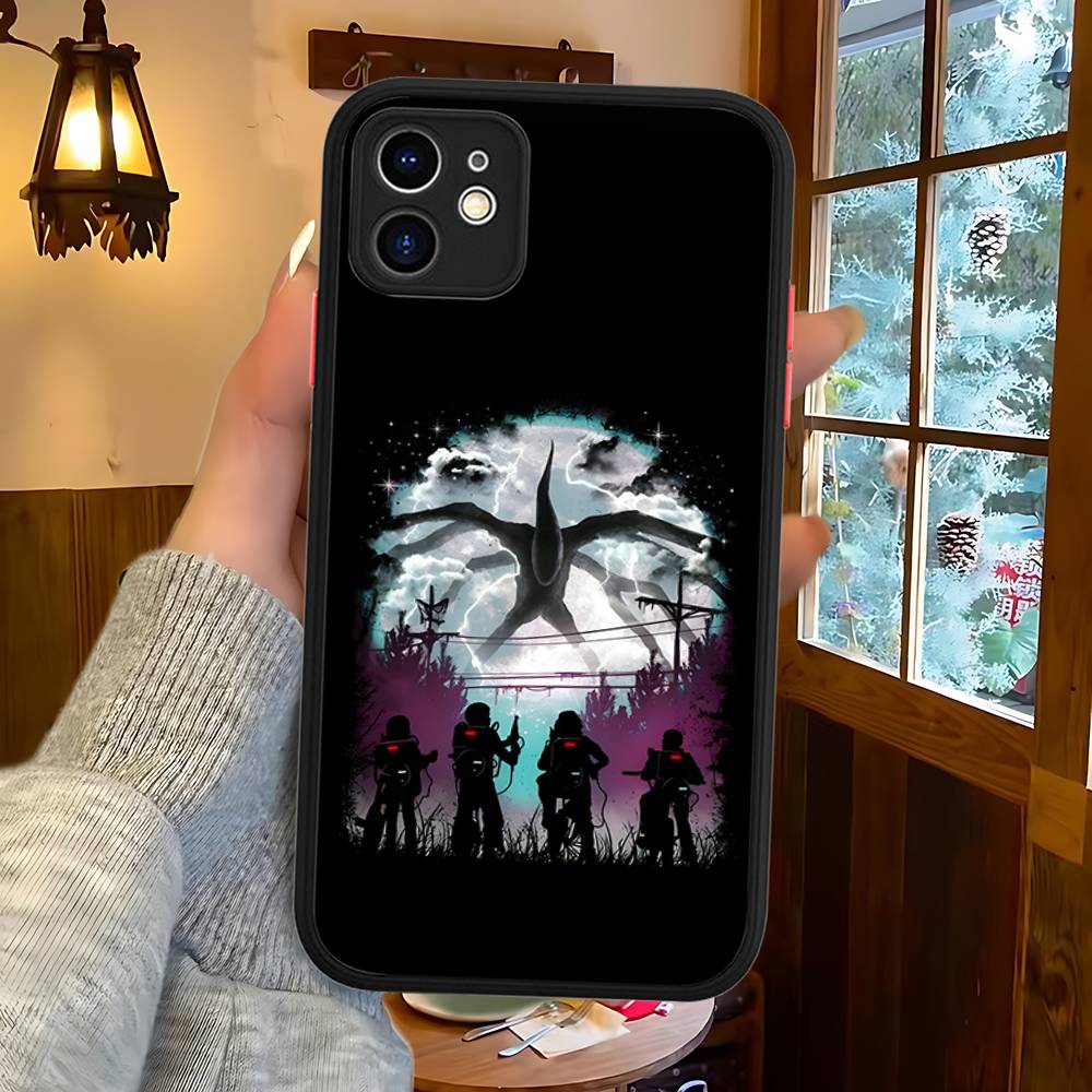 Hot S-Stranger T-Things Phone Case For IPhone 16 15 14 11 12 13 Pro Max Plus 12 XS Max Back Cover Matte Case
