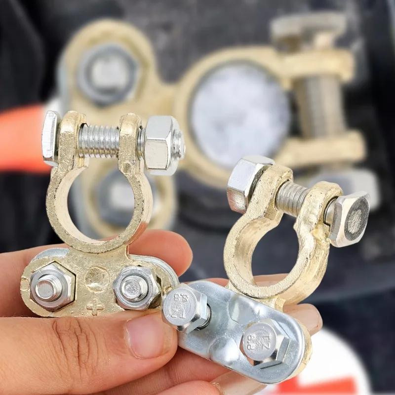 Car Battery Terminal Wire Cable Clip Quick Release Connector Battery Terminal Screw Type Connector for Car Truck Caravan