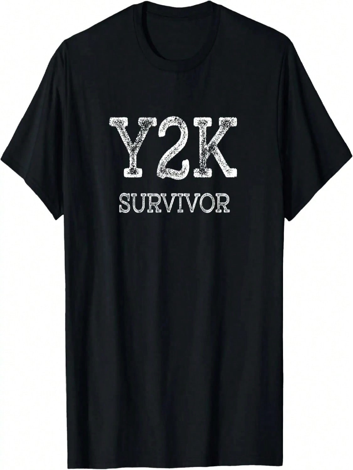 Y2K Survivor Year 2000 Funny Graphic T Shirt S разноцветный