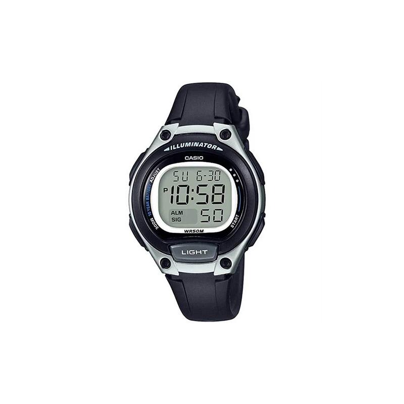 

Casio DRESS 50 meters waterproof quartz movement resin strap Japanese and Korean watch men s watch black dial LW-203-1AVDF чорний
