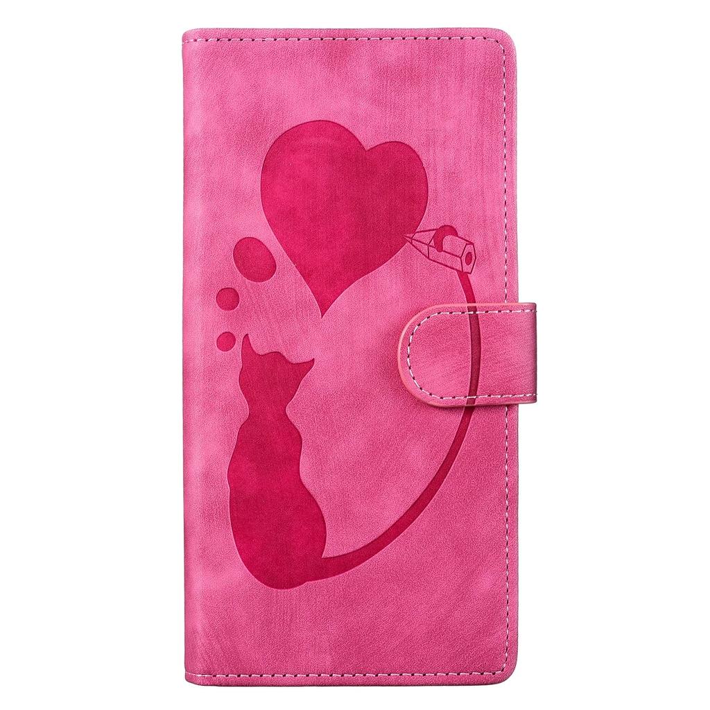 S25 Flip Case for Samsung Galaxy S24 Ultra S25 Edge S23 Plus S22 S21 S20 FE 5G Cases 3D Cat Butterfly Leather Wallet Back Cover