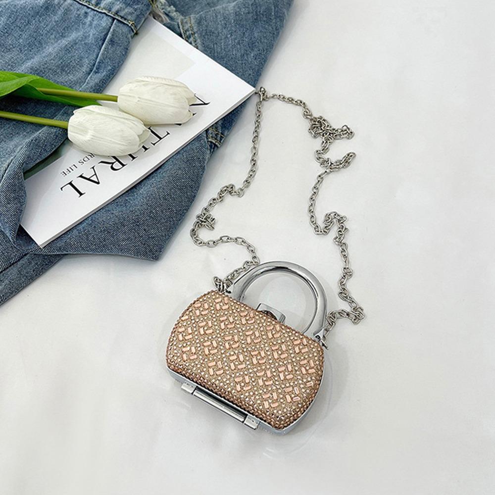 Elegant Evening Clutch Bag Korean Style Mini Banquet Chain Bag Chic Mini Crossbody Bag  Party