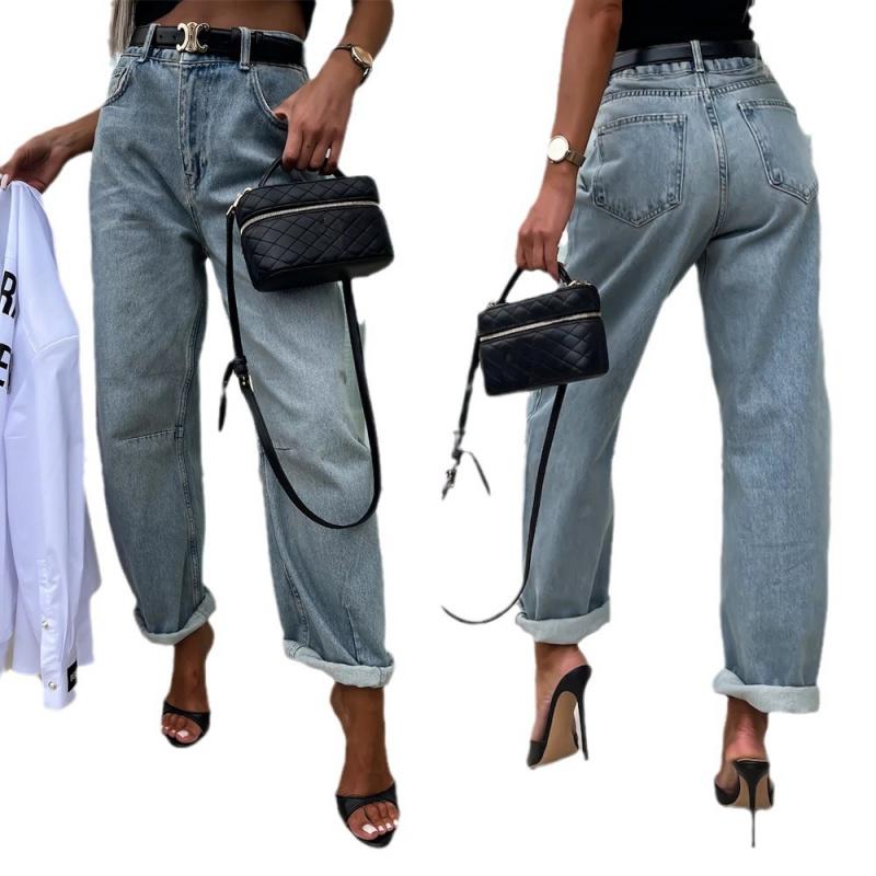 2026 Spring and Autumn Street Fashion Casual Loose Women's Jeans