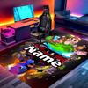 Custom Name Personalized Sprunki Game Print Carpet, Versatile Home Decor Rug, for Playroom, Apartment, Balcony, Entryway, Hallway Gift