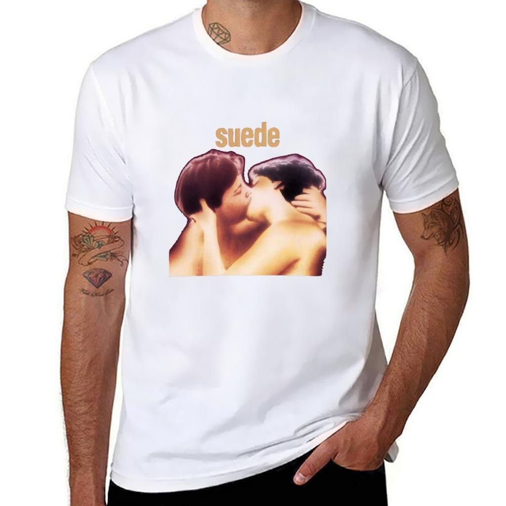 Suede Band Tshirt Street Art Print Tee Shirt