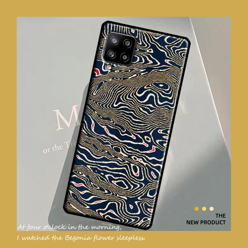 Damaskus-Tarnmuster für Samsung Galaxy A54 A34 A53 A73 A33 A23 A13 A51 A71 A12 A22 A32 A42 A52 A14 Handyhülle
