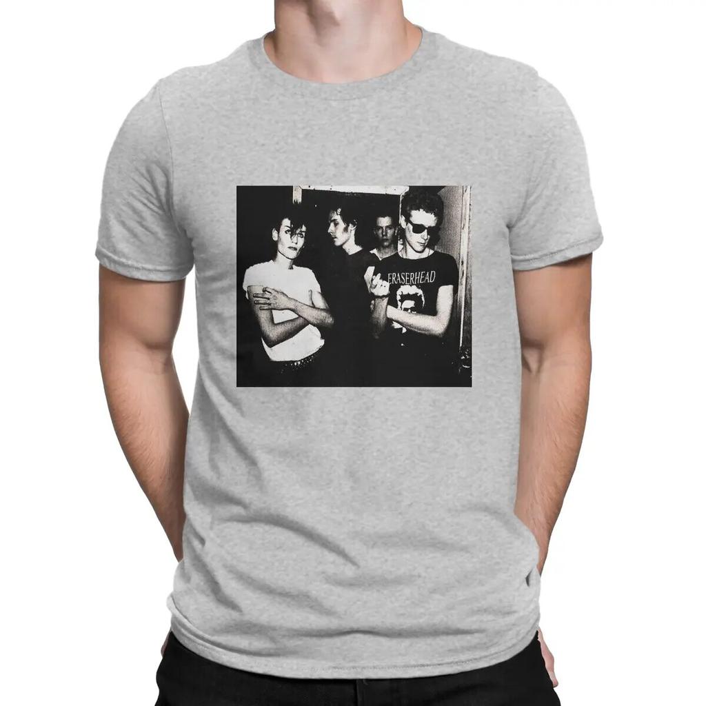 Herrar Brittiskt Postpunk Rockband T-shirt Bauhaus Ren Bomull Kläder Unika Kortärmade O-hals T-shirts Nyhet T-shirts
