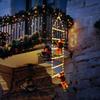 Santa Claus Climbing Ladder Outdoor Christmas Decoration Home Garden Cristmas Tree Ornement New Year Gift Xmas Tree Decor