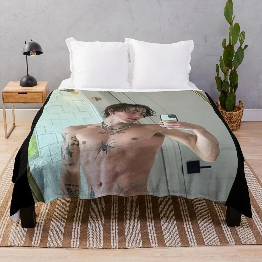 Vinnie Hacker Throw Blanket Hairy Anime for Winter Thermals For Travel Blankets