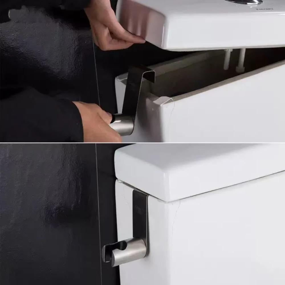 1PC Stainless Steel Bidet Sprayer Holder Toilet Shower Hook Hanger Bathroom Wall Mount Bracket for Hand Shower Attachment