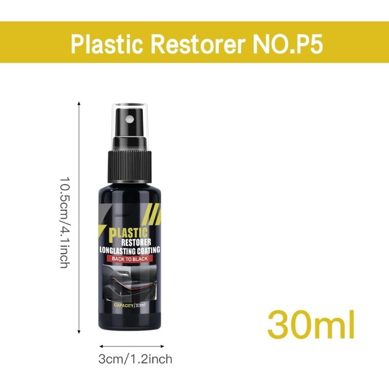 Plastic Protection Coating for Car Motorcycles High Performances Ceramic Formula Prevents Fading Weather Damage Restores