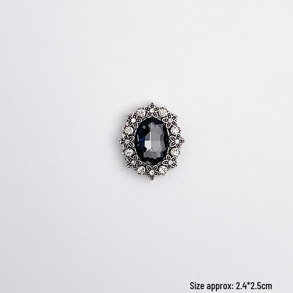 Decor Floare Sabot Aliaj Retro Stras - Catarame DIY High-End