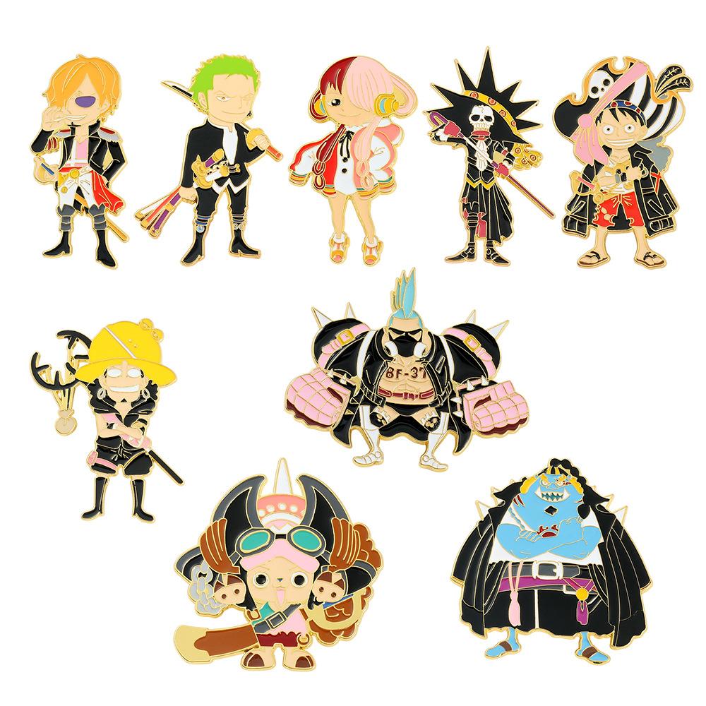 191 Spot ONE PIECE Brooch Riman Metal Badge Luffy Pirates One Piece Pin Accessories