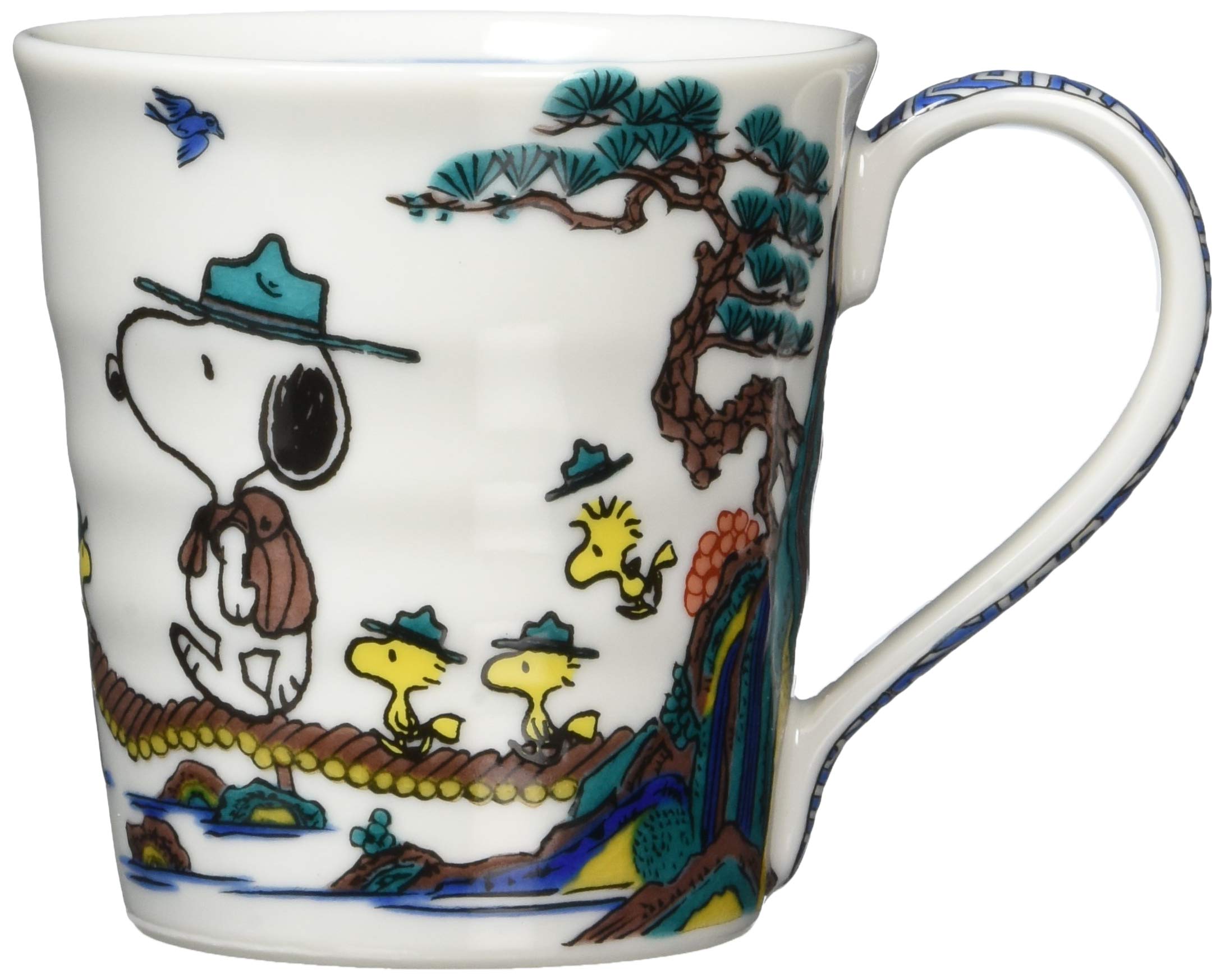 

Peanut Kutani Ware Mug Sansui (Snoopy) (300ml)
