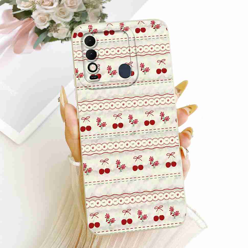 6.52" For Tecno Spark 8 KG6 KG6k Silicone Case Shockproof Soft Phone Cover For Tecno Spark8 Spark 8 Casing Protection Shell