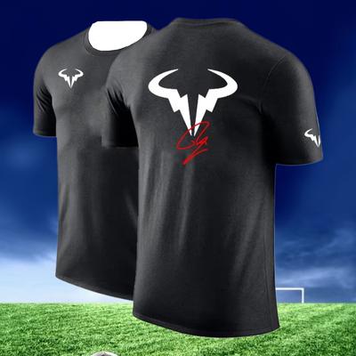 The Most Fashionable 3D-printed Tennis Player Rafael Nadal's Ordinary T-shirt, Breathable Men's and Women's T-shirts