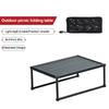 Portable Folding Picnic Table Lightweight Aluminum Alloy Camping Table with Carrying Bag Outdoor Beach Desk