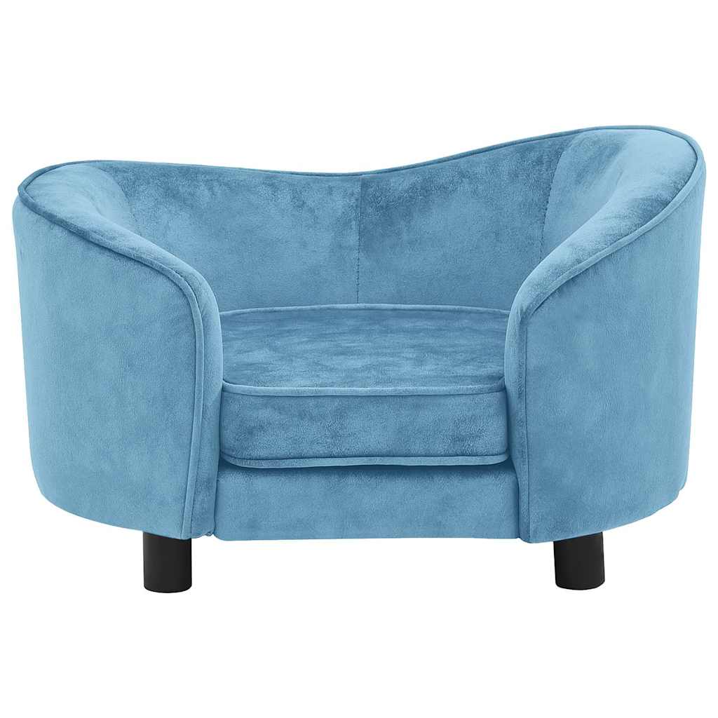 Dog Sofa Turquoise 69x49x40 cm Plush