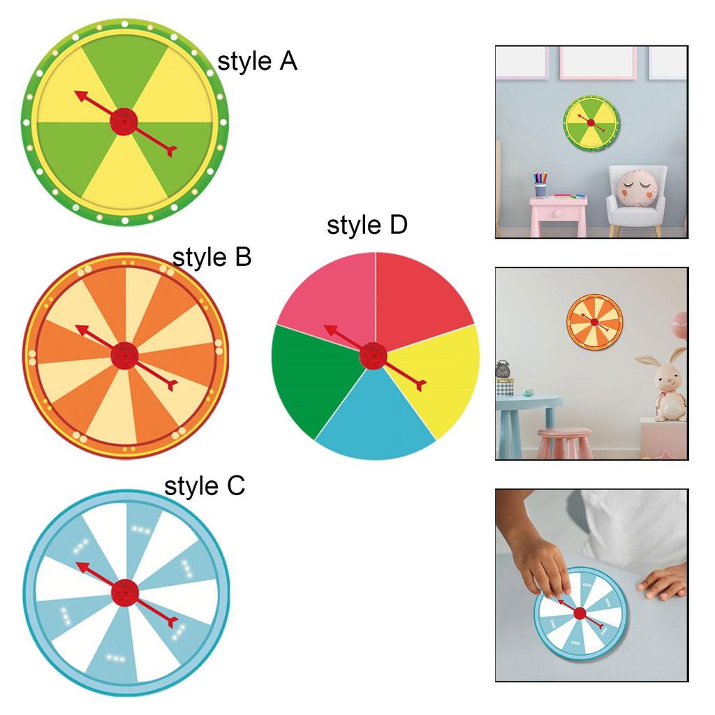 Wandmontage Prijzentafel Compact Feestartikelen Makkelijk te Gebruiken Roulette Wiel voor Carnaval Pub Bijeenkomsten Feest Lesactiviteit
