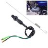Universal 2 Wires Motorcycle Brake Light Switch Fit for Honda Kawasaki Suzuki Yamaha with Spring Rear Drum Brake Pedal Switch