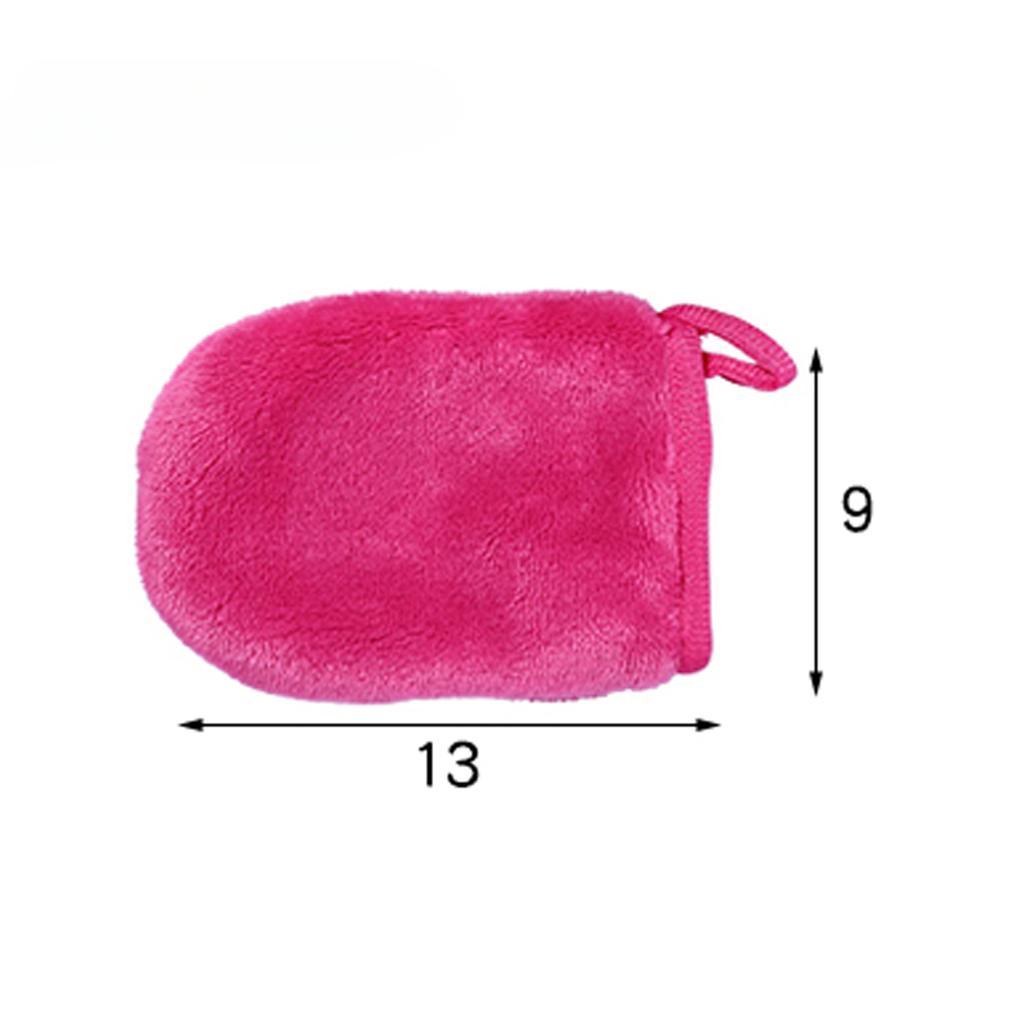 Facial Deep Cleansing Reusable Makeup Remover Gloves Soft Microfiber Cleansing Makeup Remover Gloves Cleansing Towel for Face