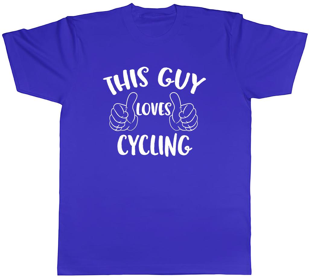 This Guy Loves Cycling Unisexs Unisex TShirt Tee