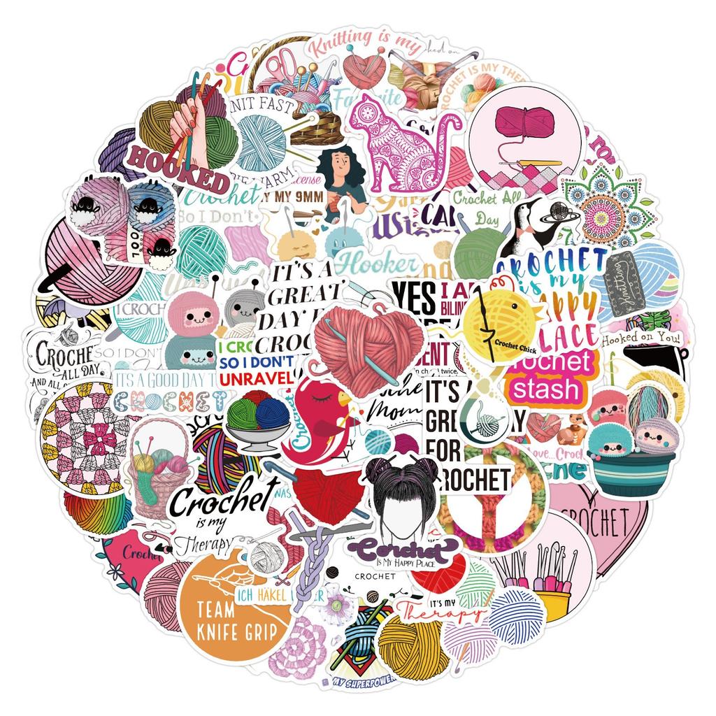 100pcs Suitcase Stickers Waterproof Stickers Scooter Computer Tablet Cartoon Decoration