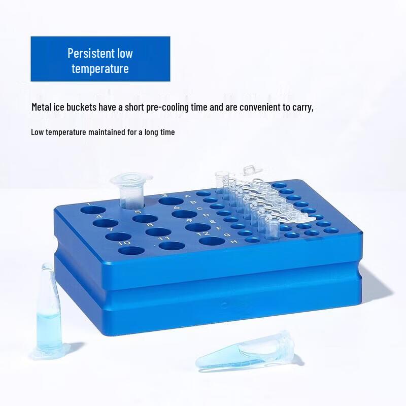 Aluminum Alloy 6-Hole Cryobox for 15mL Centrifuge Tubes