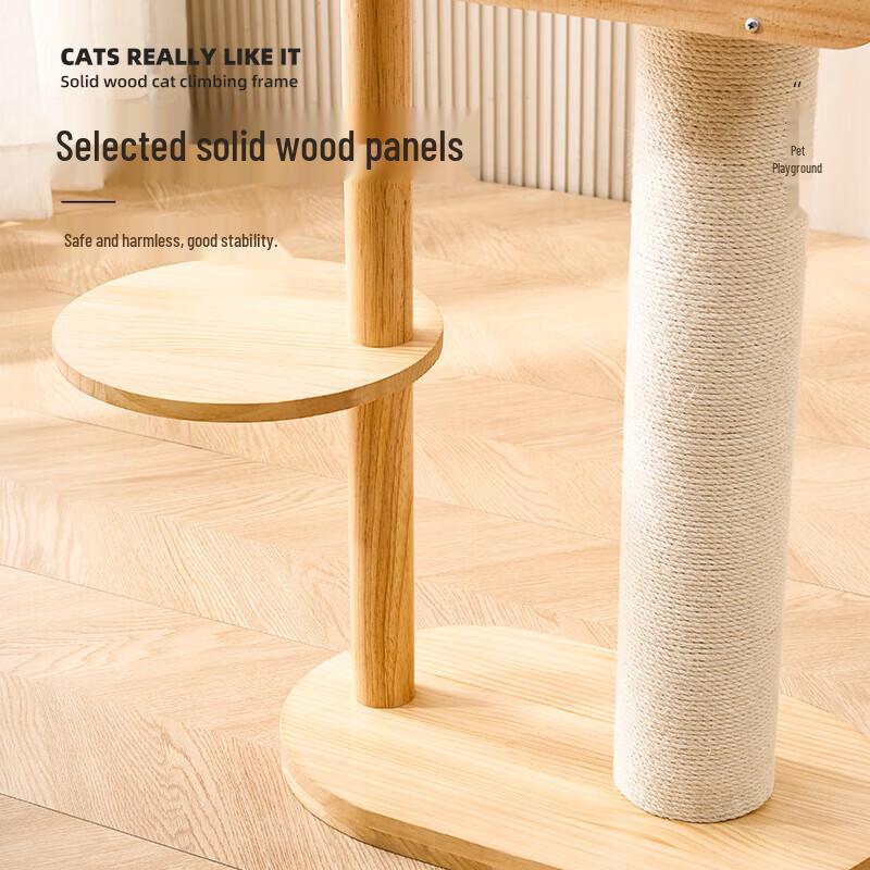 Miaolisi Multi-layer Cat Condo with Sky Pillar