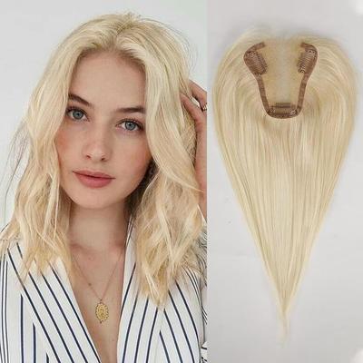 HAIRCUBE rankomis surištas plaukų kirpimas moterims 100 % Remy žmogaus plaukams su retėjančiais plaukų slinkimo dangteliais žilus plaukus vidurinės dalies šilko pagrindo segtukai