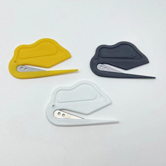 3 Pcs Letter Opener Envelope Slitter Plastic Pet Hair Knotting Knife Portable Mail Opener Wrapping Paper Cutting Tool for Home Office Supplies