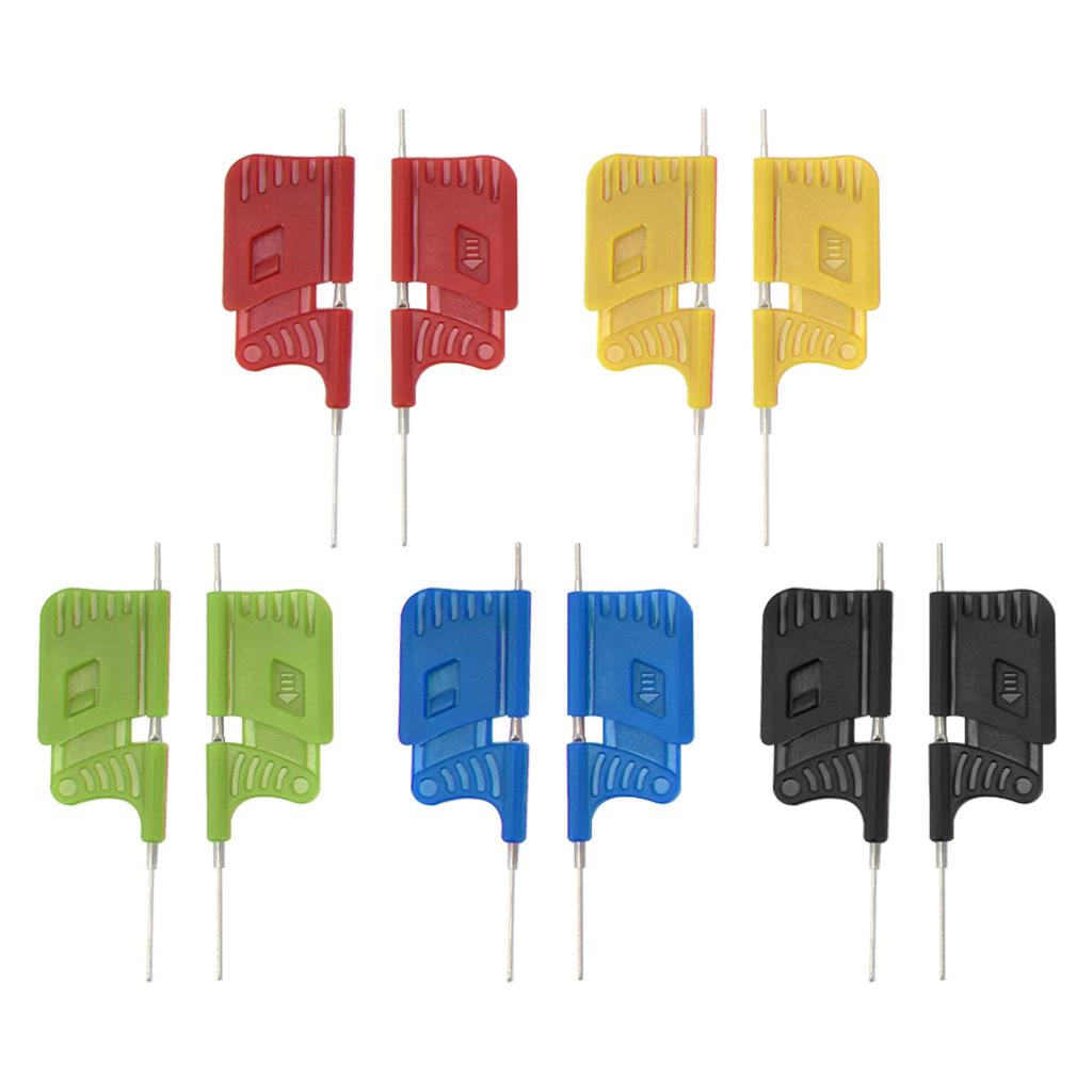 10 Stück Testklemme Ultra Kleine Chip Fußklemme mit Gummiring Elektronisches Bauelement SDK08