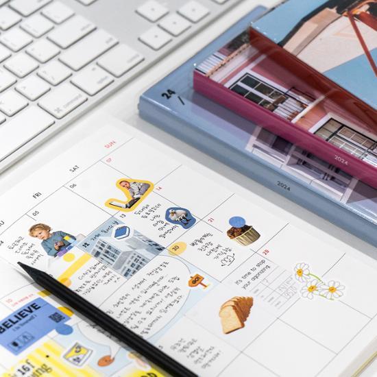 Luca Lab 2024 Today Mood Date Diary, a Popular Phrase In Korea