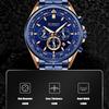 Curren-Men's Business Sports Fashion Waterproof Watch Six Pin Timing Calendar Quartz Watch