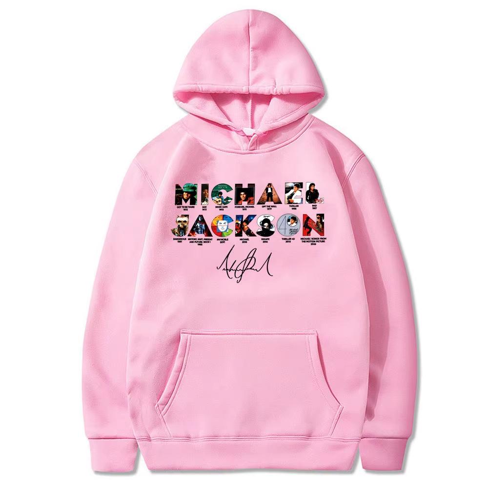 Michael Jackson Music Album Cover Hoodie Men Women Vintage Gothic Rock Pullover Hoodies Male Fashion Casual Oversized Sweatshirt