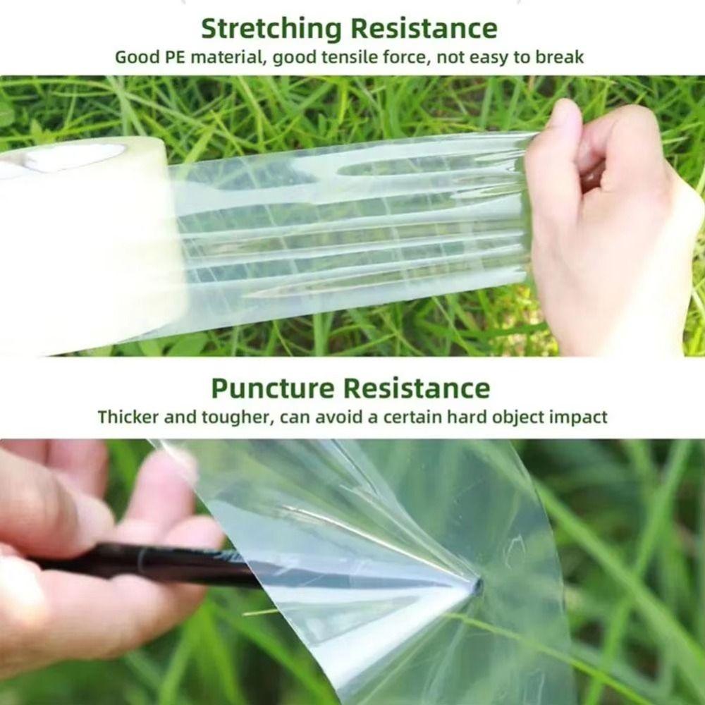 Strong Adhesion Greenhouse Repair Patch Transparent Greenhouse Cover New Plastic Sheeting Tape