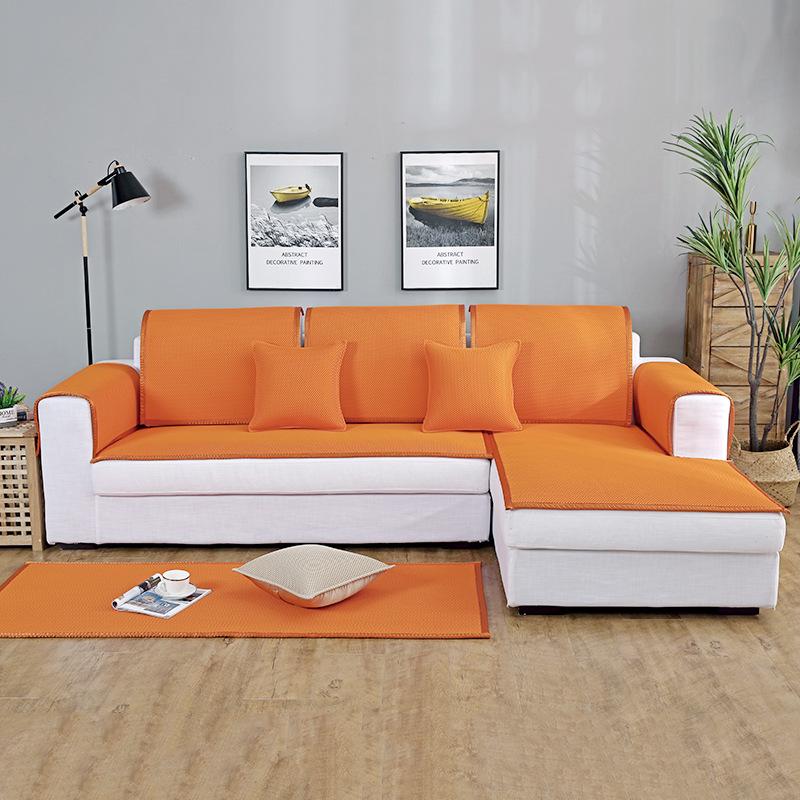 

Коврик для дивана, летний сотовый дышащий коврик из ледяного шелка, универсальный чехол для дивана Four Seasons, чехол для дивана, полотенце. 60x60CM