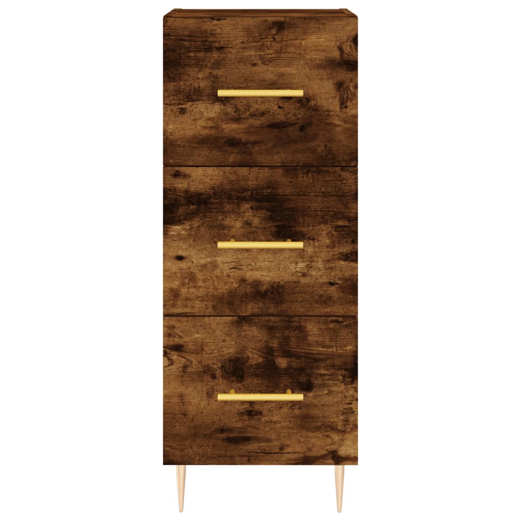 Sideboard Smoked Oak 34.5 x 34 x 90 cm Wood Based Panel