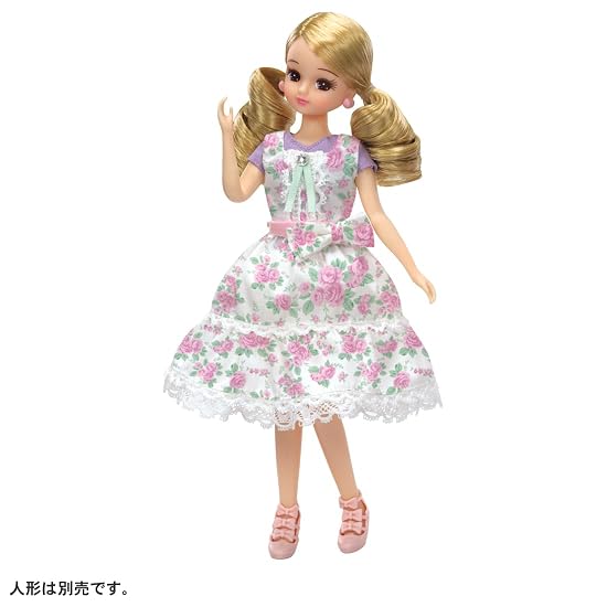 TAKARA TOMY Licca-chan Dress LW-18 Romantic Dolly Dress-up Pretend Play Toy Ages 3 and up