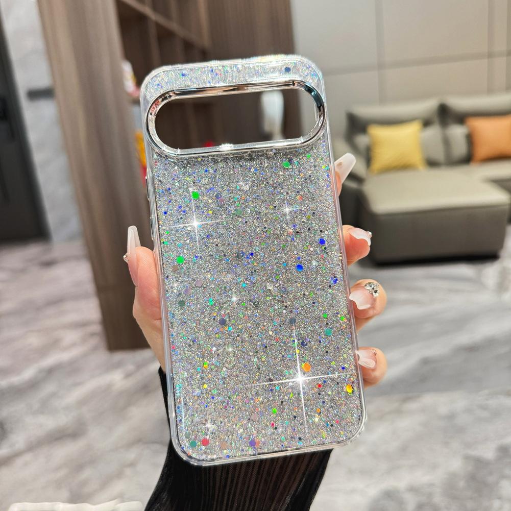 Sequin Glitter Phone Case For Pixel 10 Pro XL 10 Pro Google Pixel 9a 9 Pro 8a 8 Pro Bling Glitter Sparkle TPU Protective Cover