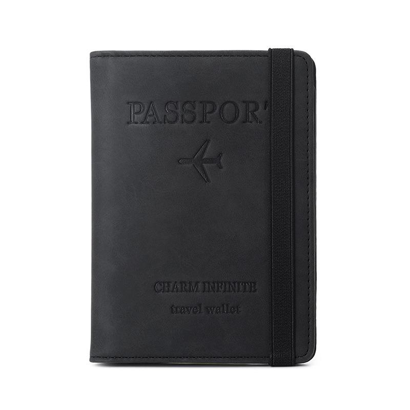 New Passport Clip Travel Document Storage Bag Vaccine Card Bag Multifunctional Passport Cover