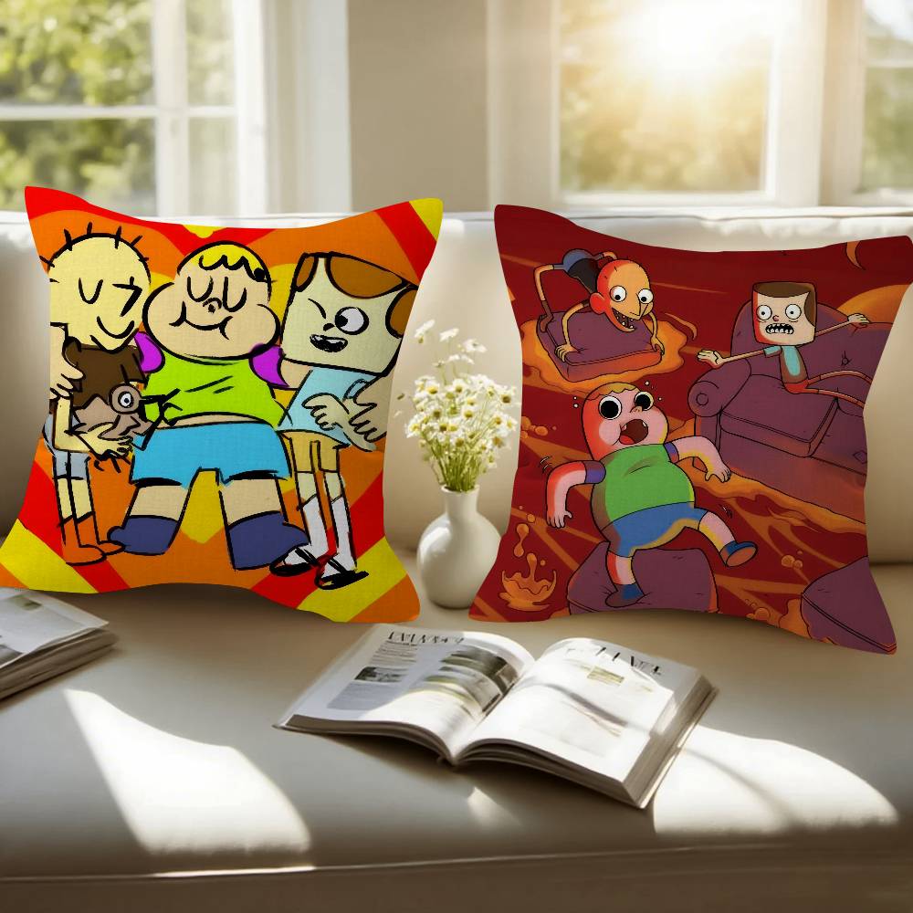 Cartoon C-Clarence Fun Pillow Cushion Cover Pillowcase Living Room Sofa Home Decor